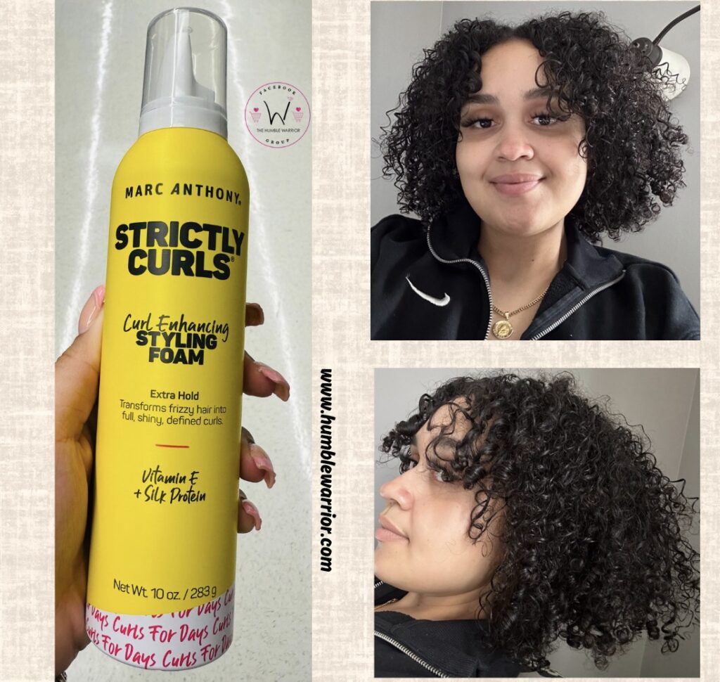 The Marc Anthony Strictly Curl Enhancing Styling Foam!