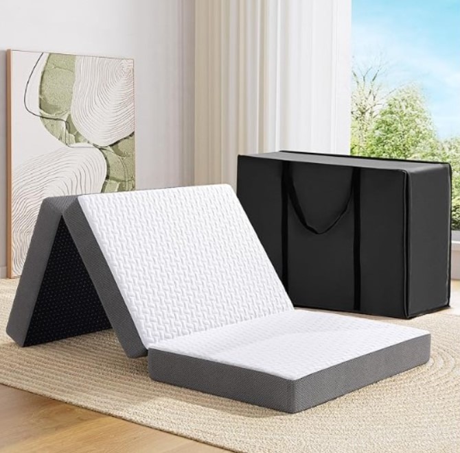 Folding memory foam mattress!