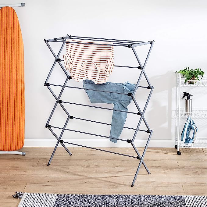 Honey-Can-Do Deluxe Metal Collapsible Clothes Drying Rack!