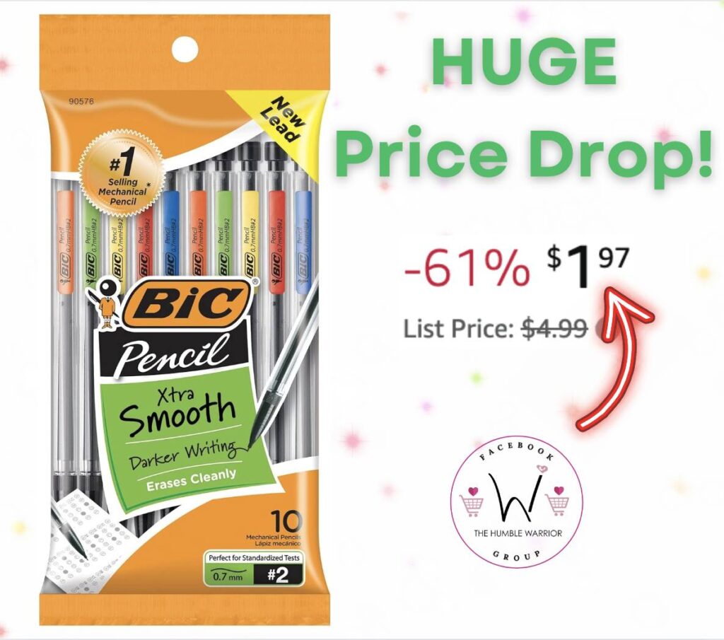 The 10-pack BIC Xtra-Smooth Mechanical Pencils!