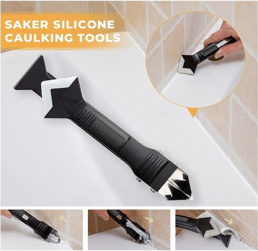 Silicone Caulking Tools-3 in 1 Sealant Finishing Tool