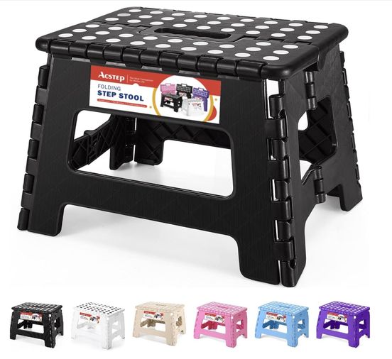 Folding Step Stool 9”