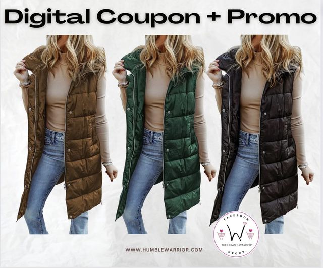 long puffer vest