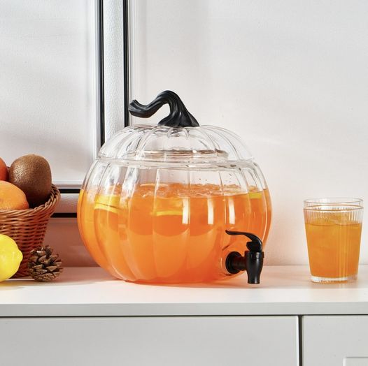 pumpkin drink dispenser