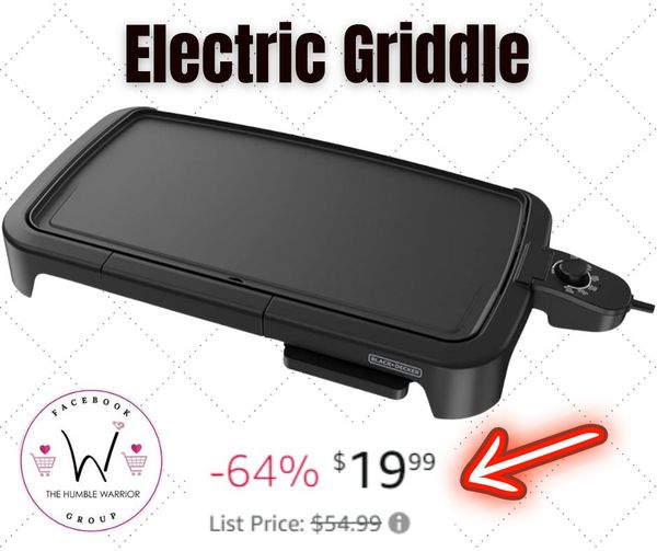 Family-Sized Electric Griddle