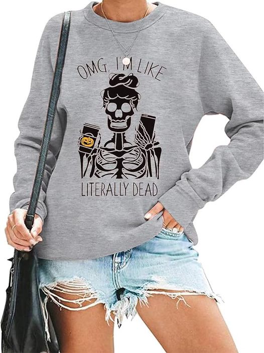 Women Skull Sweatshirt