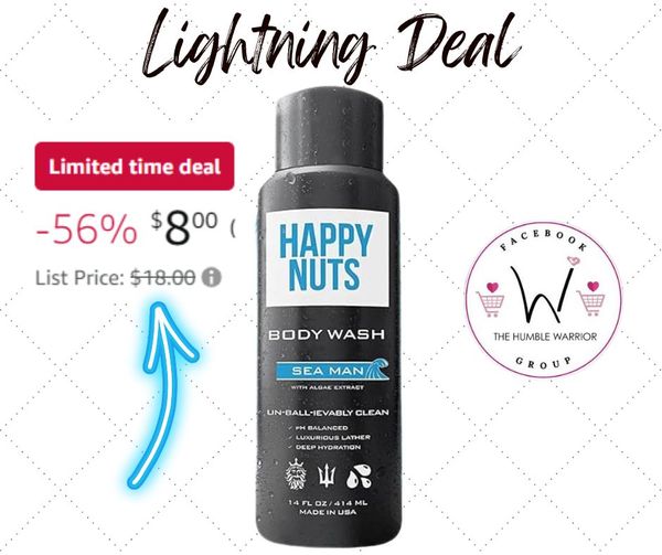 HAPPY NUTS Sea Man Body and Nut Wash