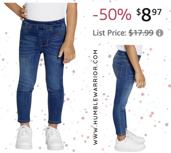 Levi’s Girls’ Skinny Fit Pull on Jeggings