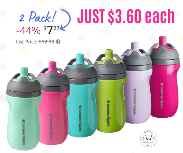 2-pack of Tommee Tippee sippy cups