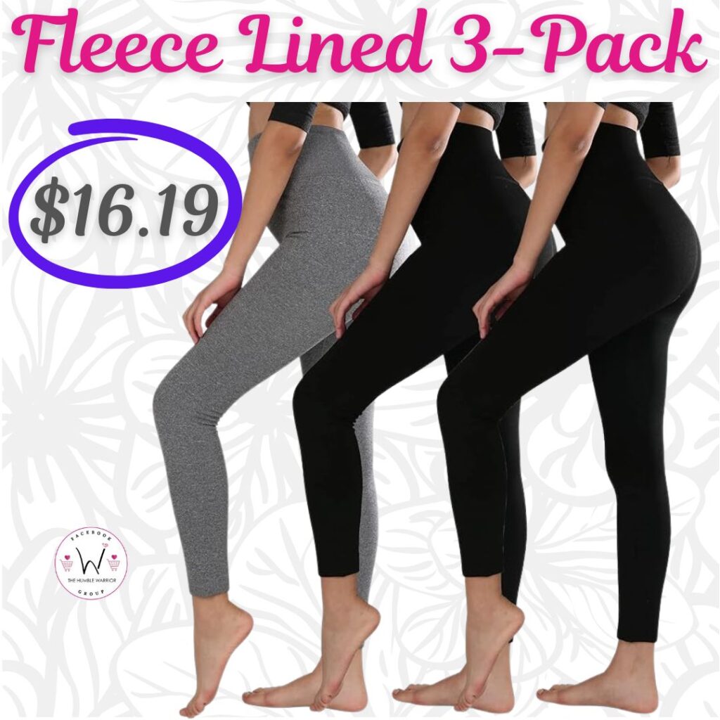 3-Pack Fleece Lined Leggings!