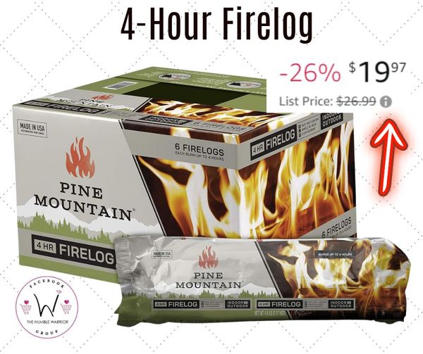Pine Mountain Traditional 4-Hour Firelog