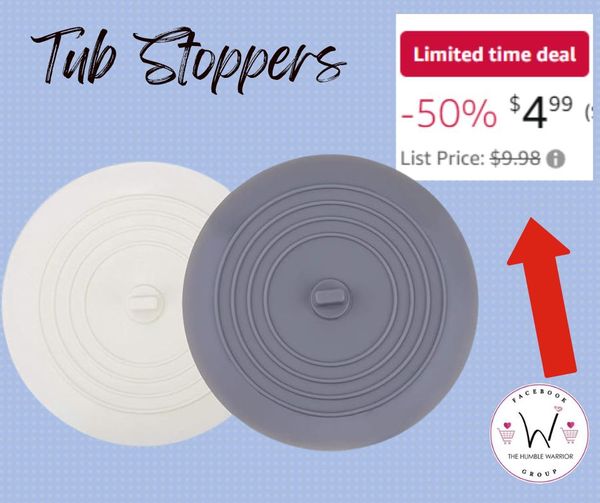 V-TOP Tub Stopper 2 Pack