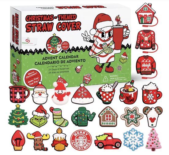 Advent calendar of straw covers!