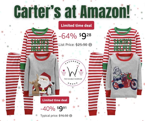 Simple Joys by Carter’s holiday pajamas