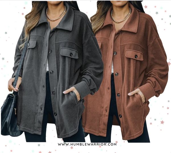 Astylish shacket