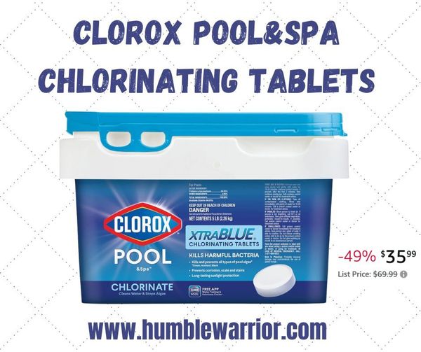 CLOROX Pool & Spa XtraBlue 3” Chlorinating Tablets