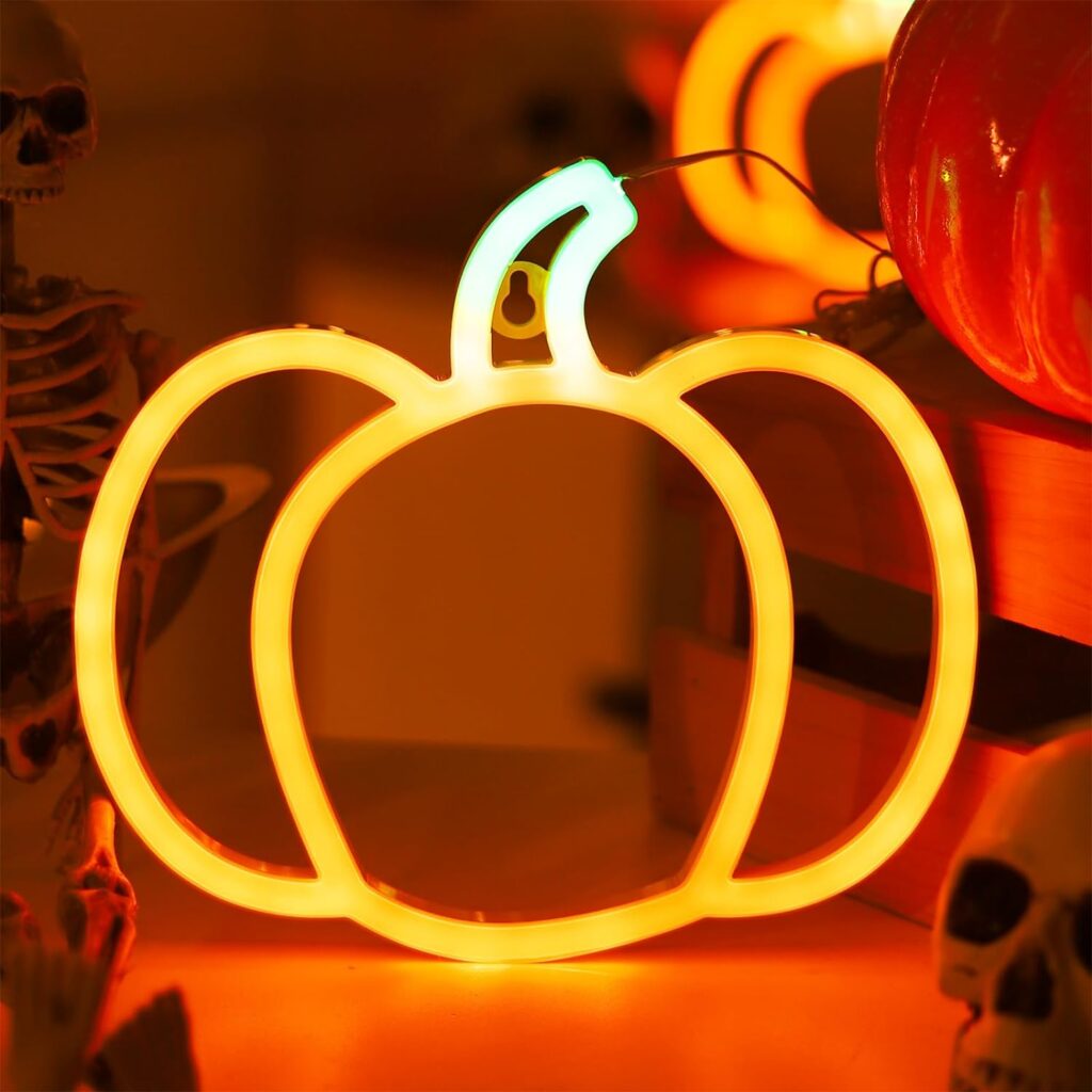 Pumpkin Neon Sign Light!