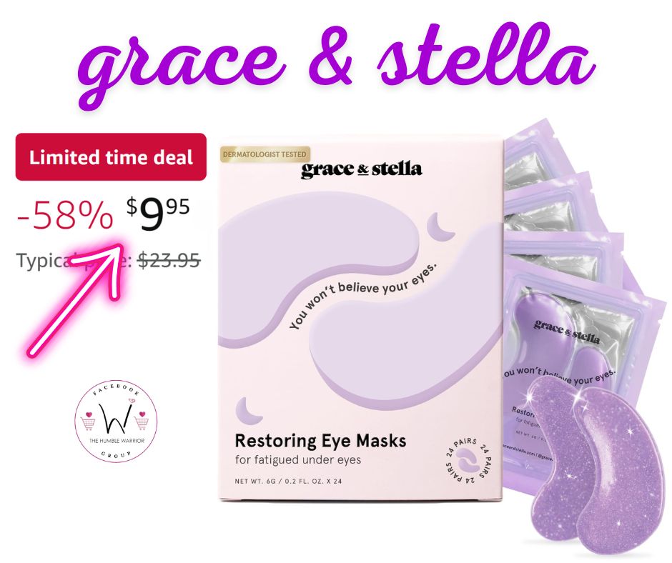 grace & stella Under Eye Masks – 24 pack
