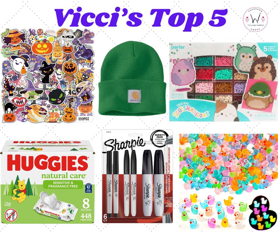 Vicci’s Top 5!