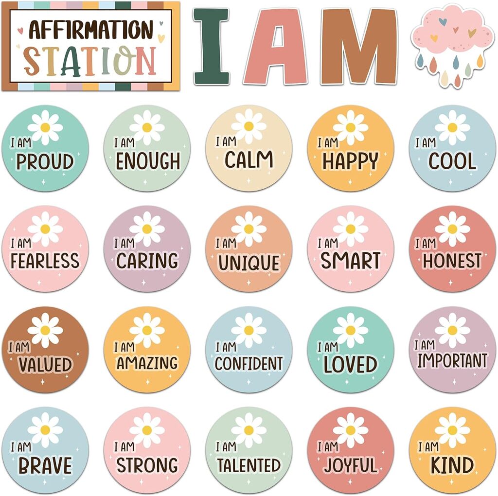The Frienda Boho Affirmation Station Bulletin Board Set!