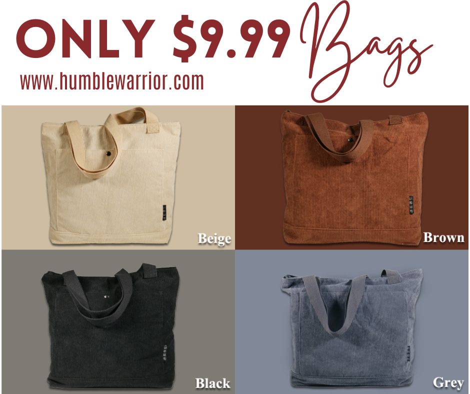 Corduroy Tote Bags