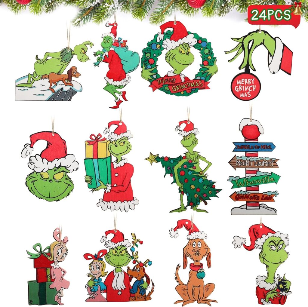 Grinch-themed ornaments!