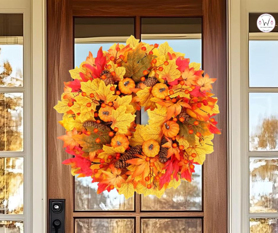 Beautiful 20″ fall wreath!