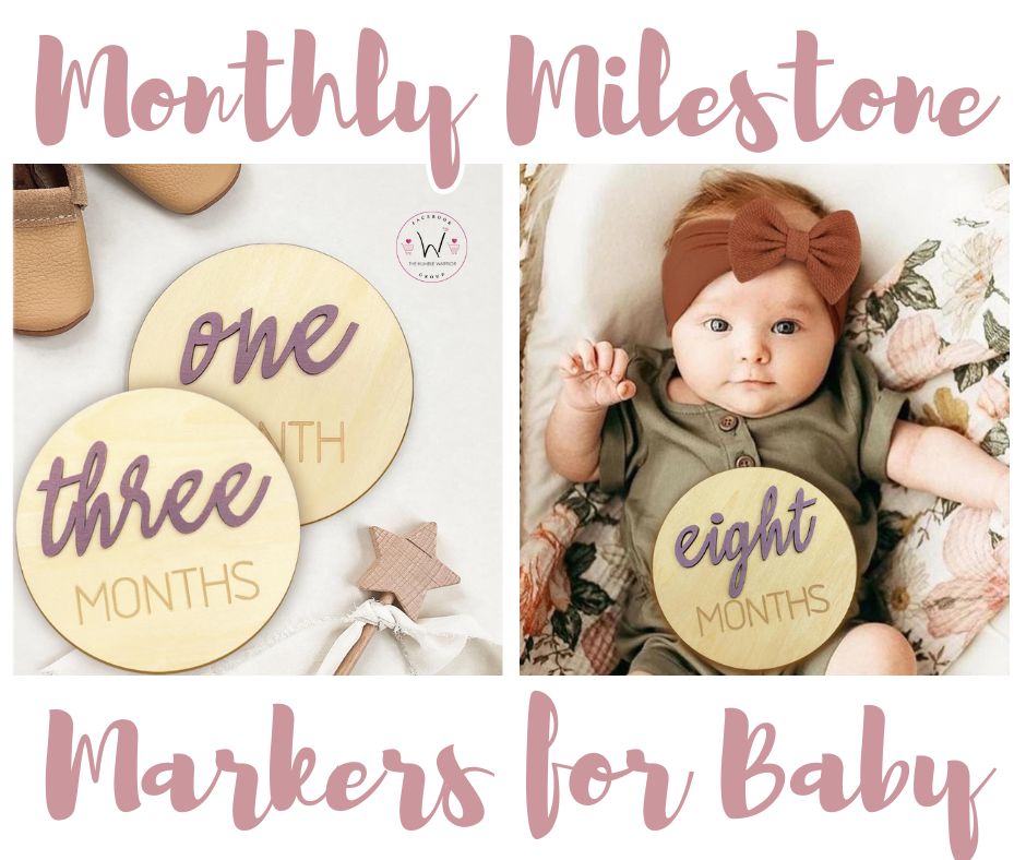 Baby Monthly Milestone Markers Discs