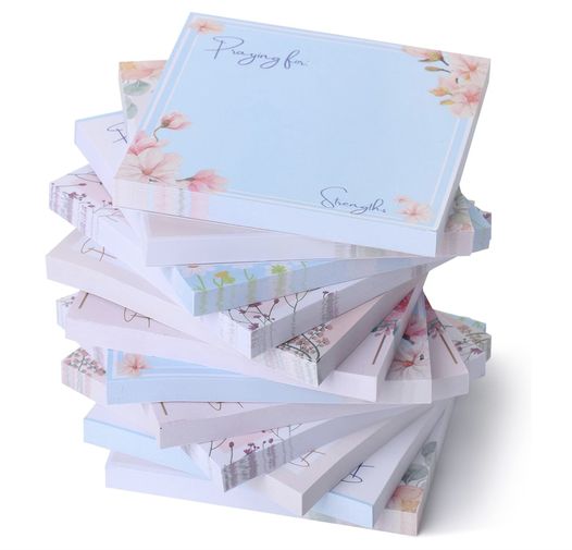 Mr. Pen- Floral “Praying for….” sticky notes