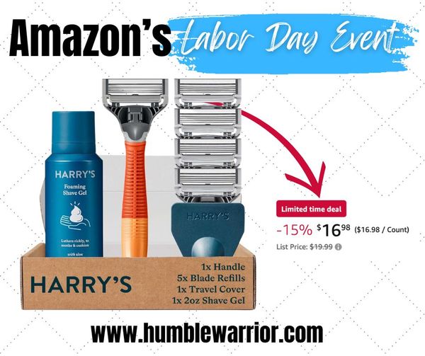 Men’s Razor Set with 5 Razor Blade Refills