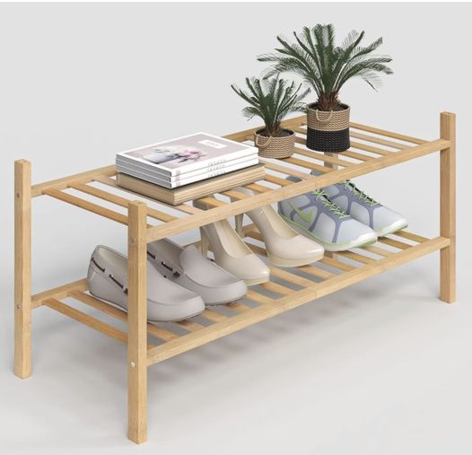 Z&L HOUSE 2-Tier Shoe Rack