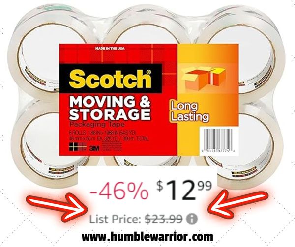 Scotch Long Lasting Storage Packing Tape