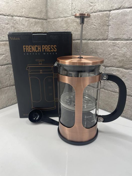 Copper French Press Coffee Maker