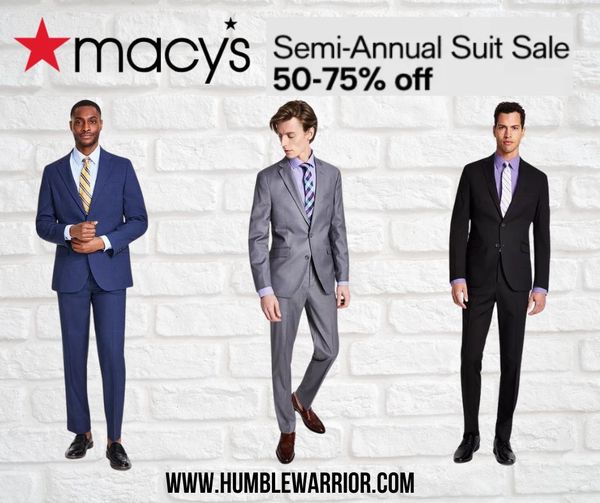 Macy’s Semi-Annual Suit Sale