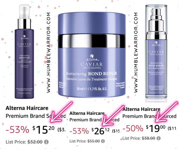 Alterna Caviar Anti-Aging hair care shampoo, conditioner, leave in treatments and more!