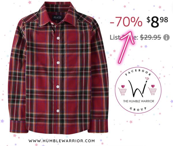button down shirt from The Children’s Place
