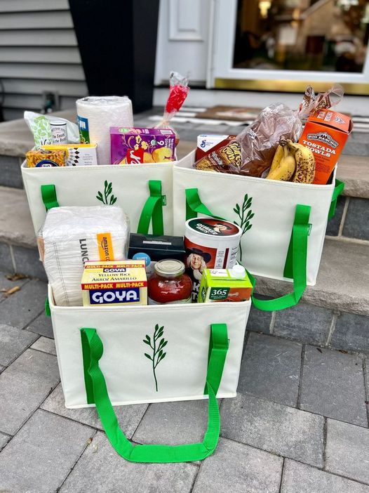 Green Bulldog Reusable Grocery Bags
