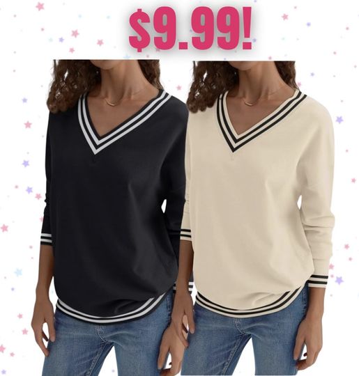 v-neck sweater from LILLUSORY