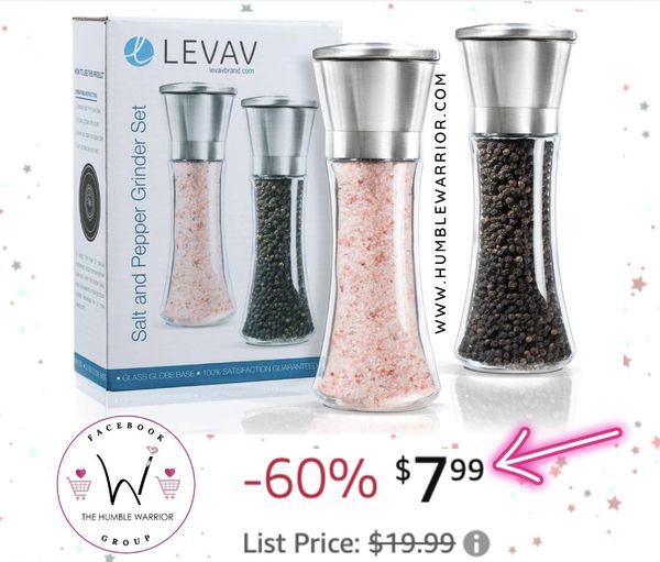 Premium Salt and Pepper Grinder Set