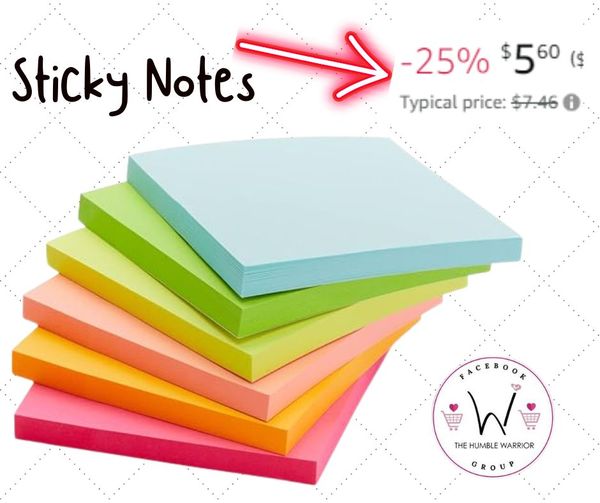 Square Sticky Notes, 3 x 3-Inch