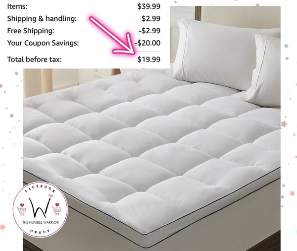 Homemate king size mattress topper