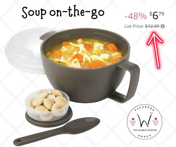 Progressive Microwave Soup On-the-Go Bowl