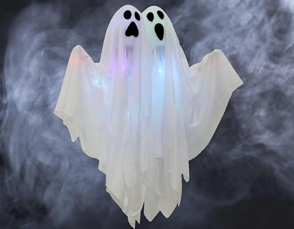 Haunted Hill Farm 19.5″ Hanging Ghosts