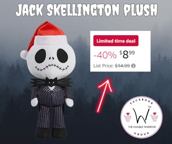 Nightmare Before Christmas with the Jack Skellington Large Plush toy