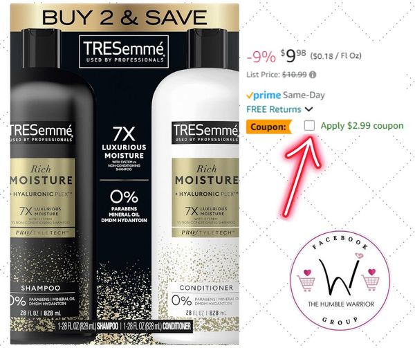 TRESemmé Rich Moisture Shampoo and Conditioner