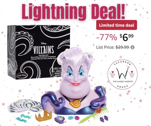 Disney Villains Fierce ‘N Fun Ursula 10-inch Styling Head