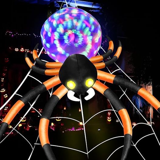 12 Ft. Halloween Inflatable Decoration Spider