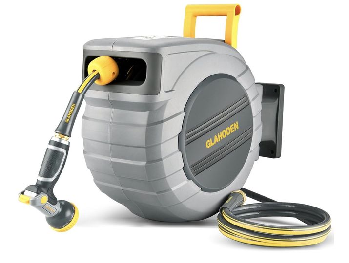 Glahoden retractable garden hose reel