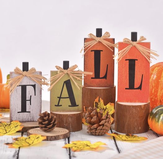 fall decoration signs