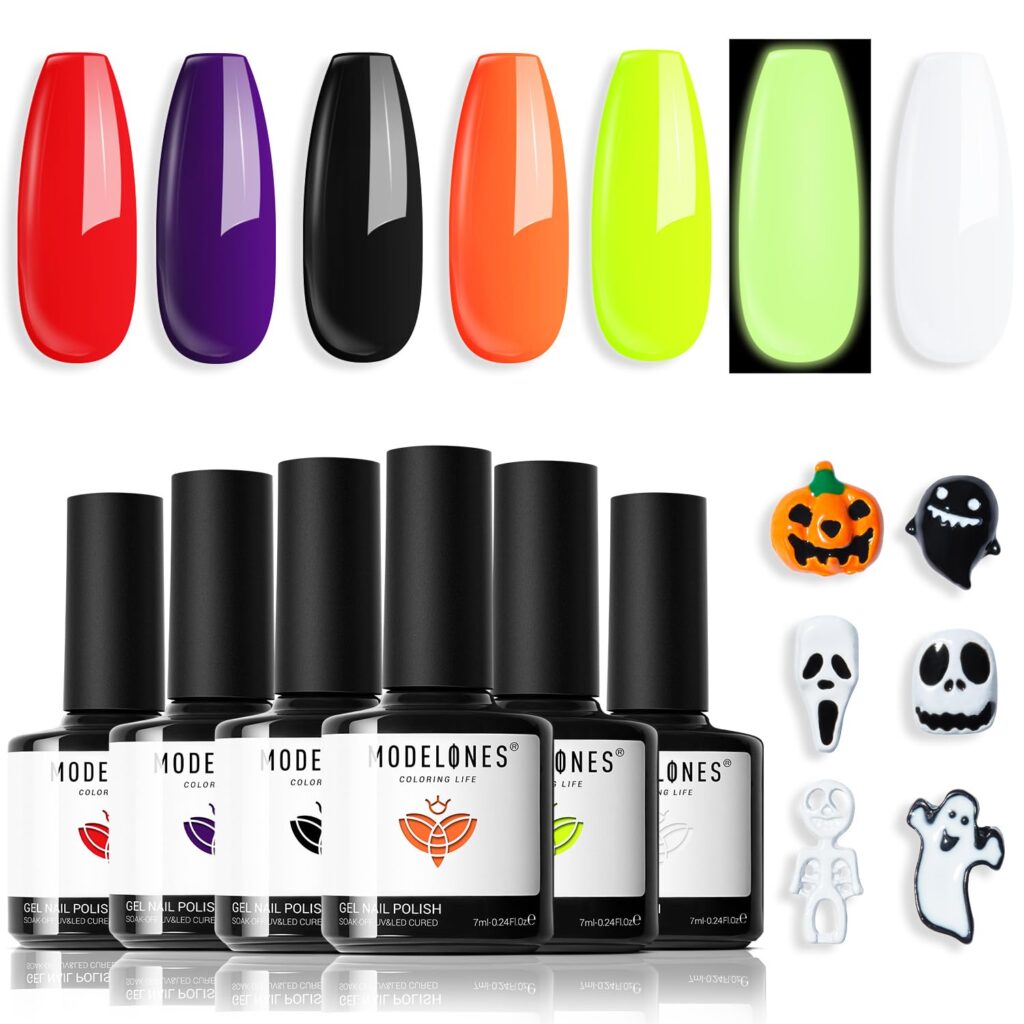 Halloween Gel Nail Polish Set